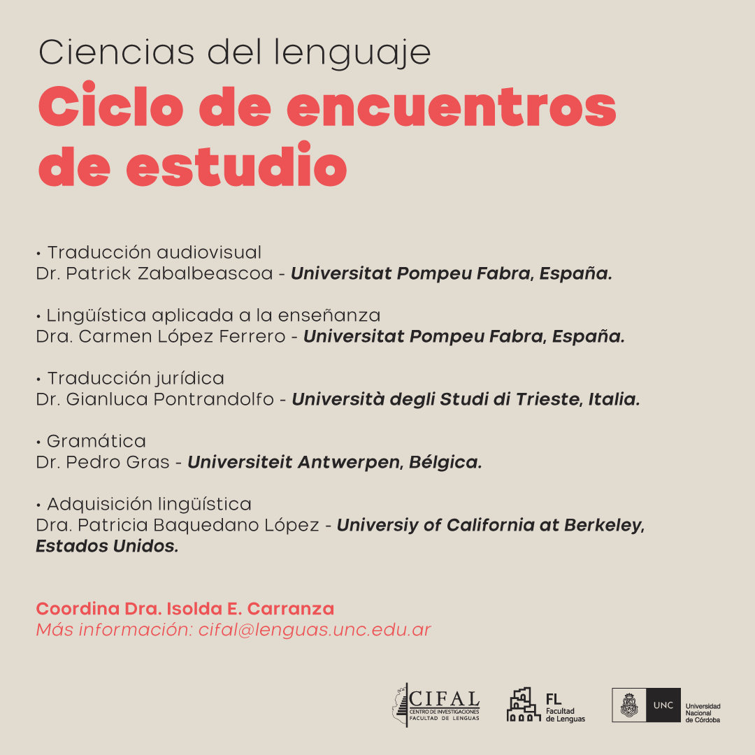 Ciclo encuentros de estudio